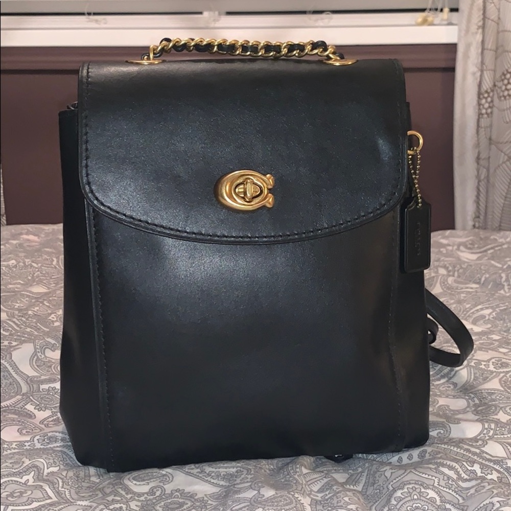 Coach Refined Leather Parker Backpack